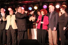 Lou and Howard Hildreth join the Creekside Gospel Music Convention choir