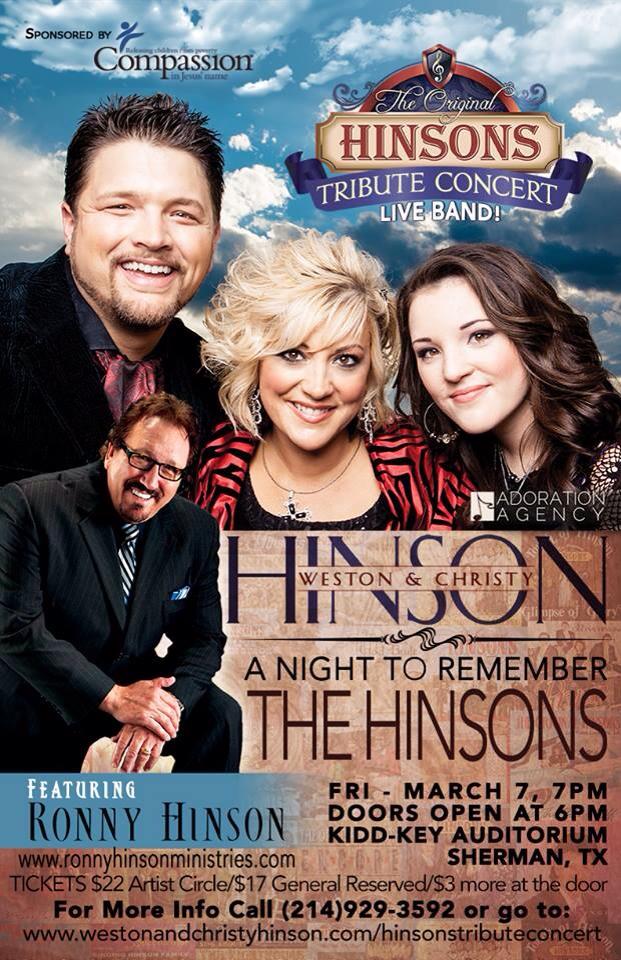 Hinsons Concert Poster