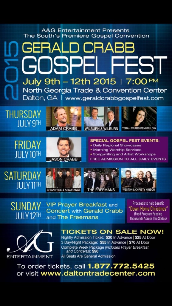 Gerald Crabb Gospel Fest 2015 Makes Final Preparations