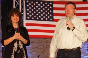Ava Kasich and Rob Patz at 2015 Christian Country Expo