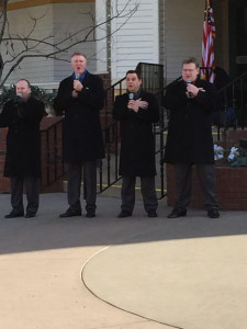 Kingdom Heirs outside at Dollywood