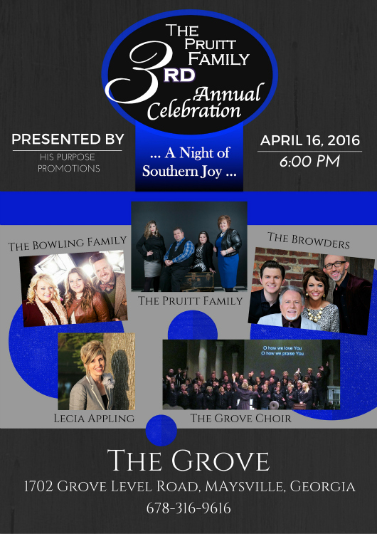 The Pruitt Family's 3rd Annual Celebration, A Night of Southern Joy