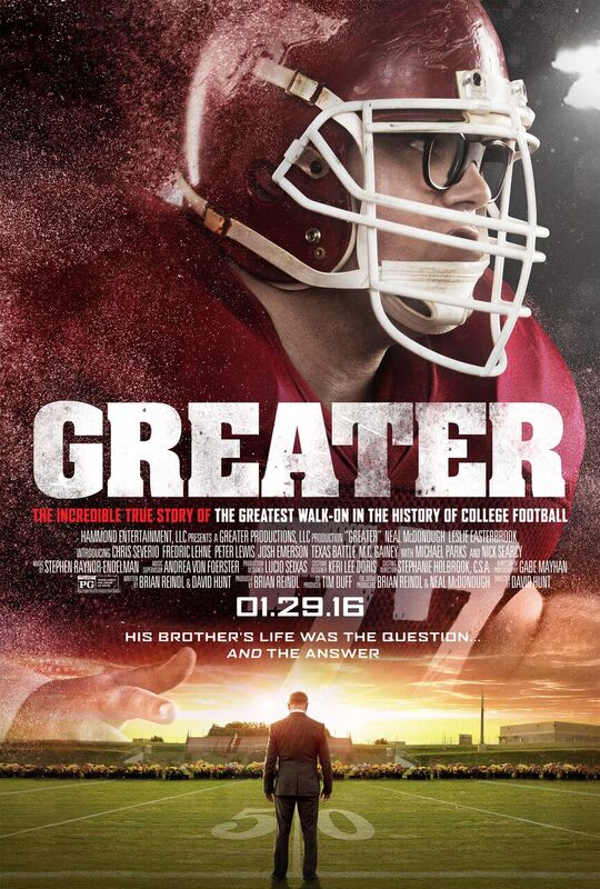 BRUMLEY MUSIC PLAYS PIVOTAL ROLE IN â€œGREATERâ€ - FILM RELEASES JANUARY 29TH