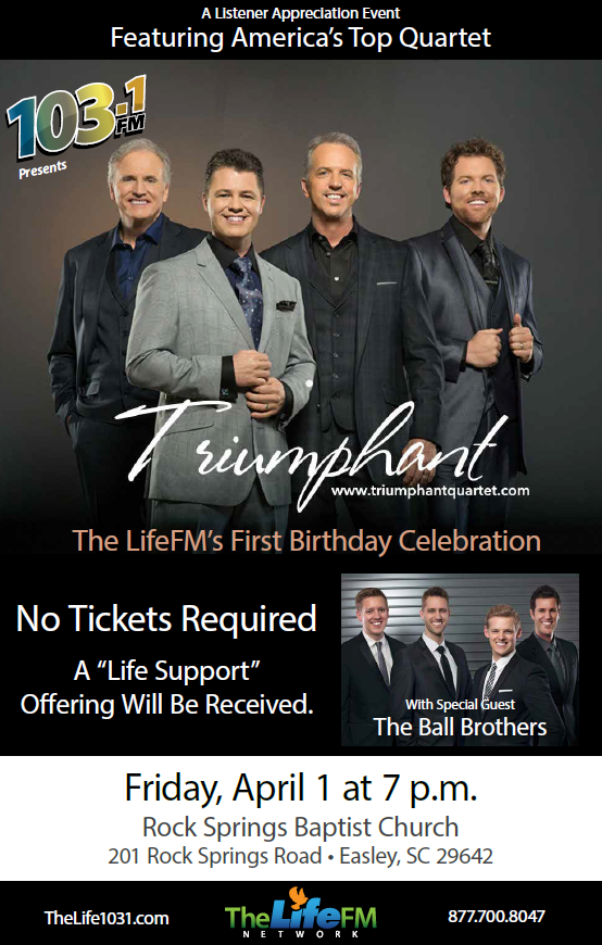 The LifeFM's First Birthday Celebration Featuring Triumphant Quartet and The Ball Brothers
