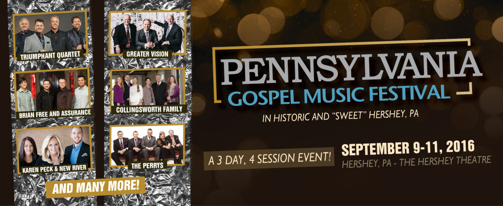 Hershey PA To Host Annual Gospel Music Festival - September 9-11