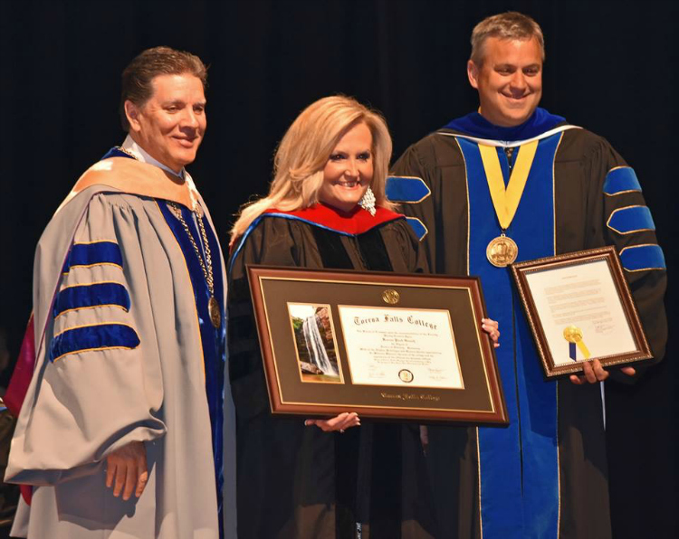 Karen Peck Receives Honorary Doctorate Degree In Divinity
