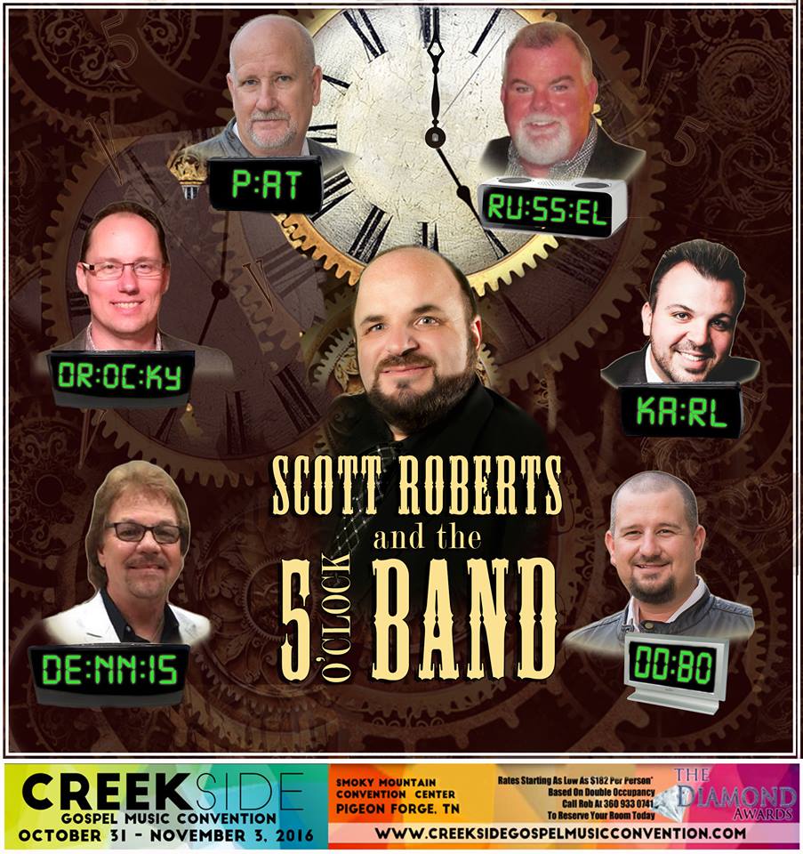 Scott Roberts and the Five O'Clock Band Return For Creekside 2016