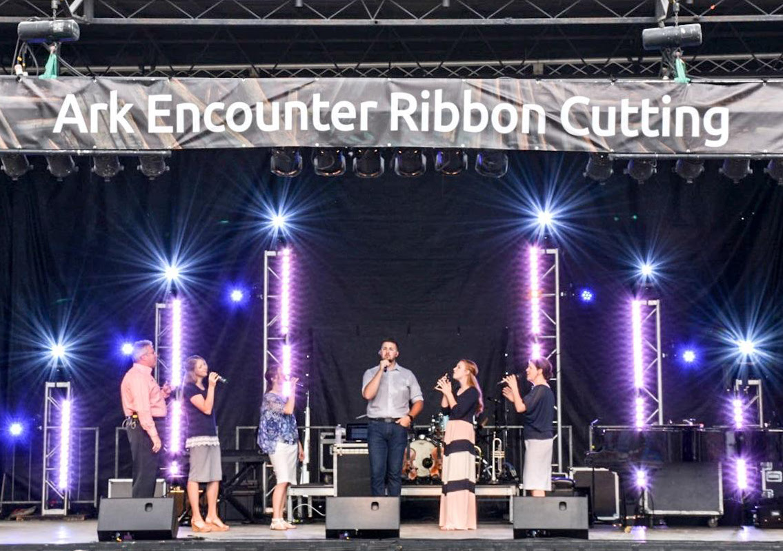 The Collingsworth Family Performed for the Ribbon Cutting Ceremony for the brand new Ark Encounter