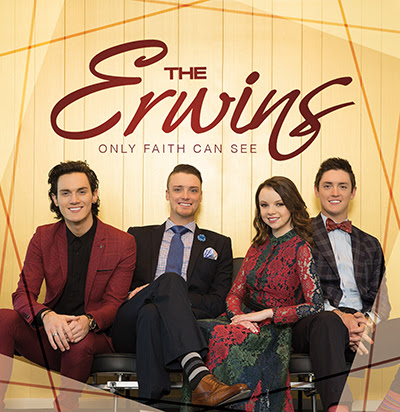 The Erwins' new release, Only Faith Can See, quickly rises on the Southern Gospel chart!