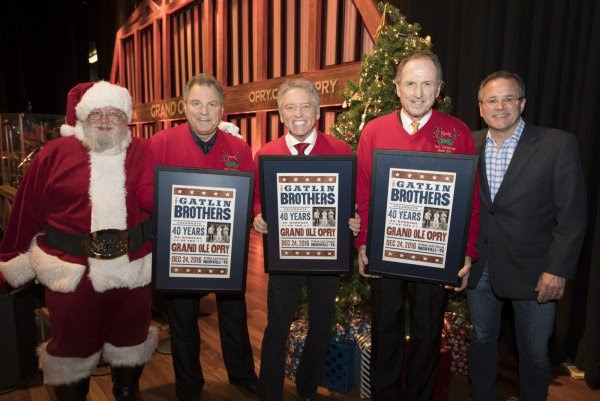 LARRY GATLIN & THE GATLIN BROTHERS CELEBRATE 40 YEARS AS MEMBERS OF THE GRAND OLE OPRY