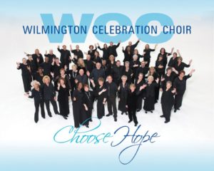 Joey Gore with the Wilmington Celebration Choir