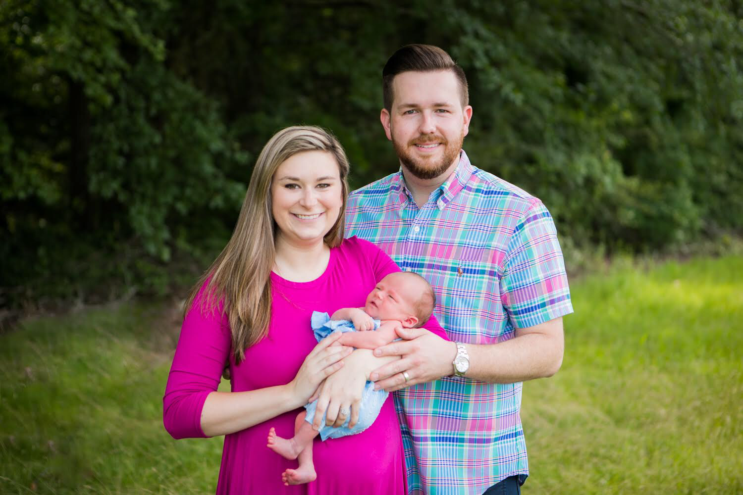 Parker and Melodi Webb baby announcement