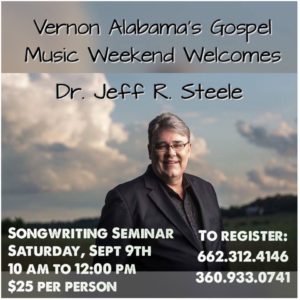 Jeff Steele.Vernon Alabama's Gospel Music Weekend