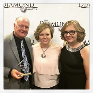 The Williamsons with 2017 Diamond Award