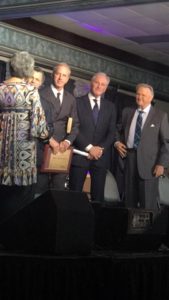 Triumphant Quartet accept 2017 Diamond Award