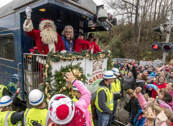 Ricky Skaggs & the 75th Annual Santa Train Bring Holiday Cheer to Appalachia