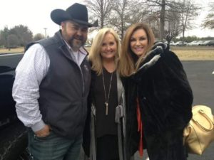 Daryle Singletary with Karen Peck Gooch and Kelly Nelon Clark