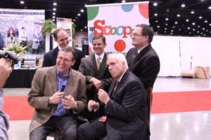 Rob Patz with Mark Trammell, Nick Trammell and Pat Barker