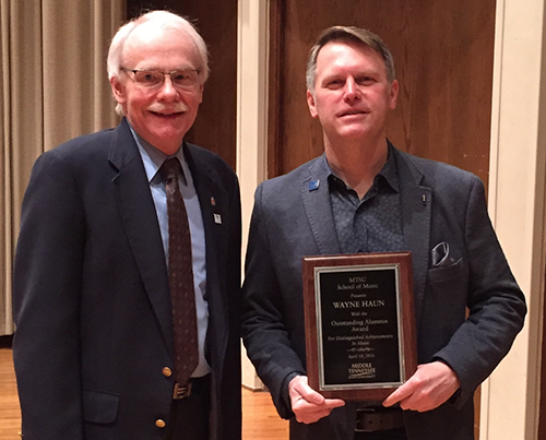 Wayne Haun Honored with Middle Tennessee State Universityâ€™s Distinguished Alumnus Award