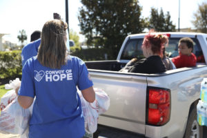 Convoy of Hope at work in Marianna, Fla. Photo from Convoy of Hope