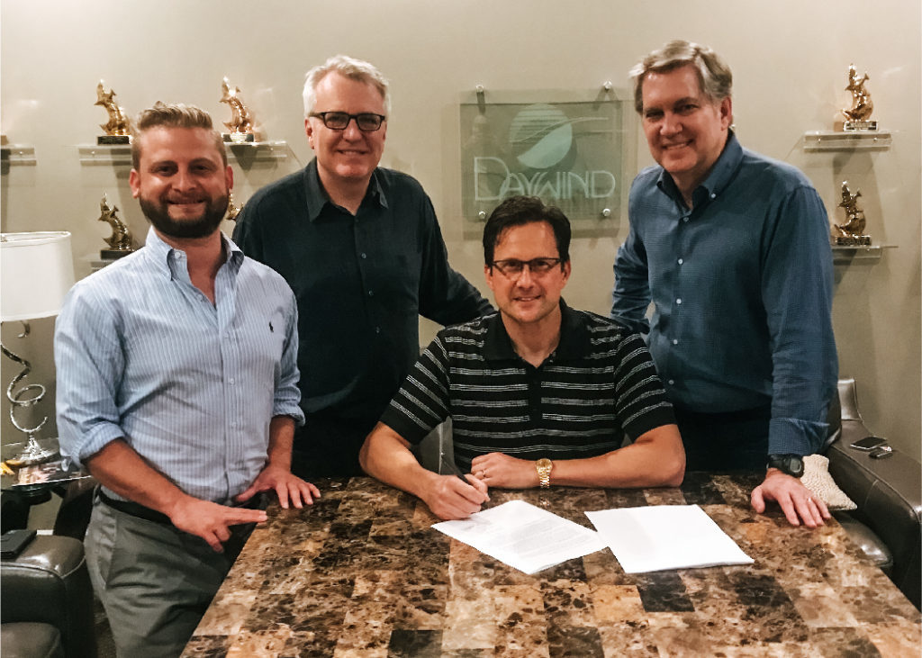 Michael Booth signs with Daywind
