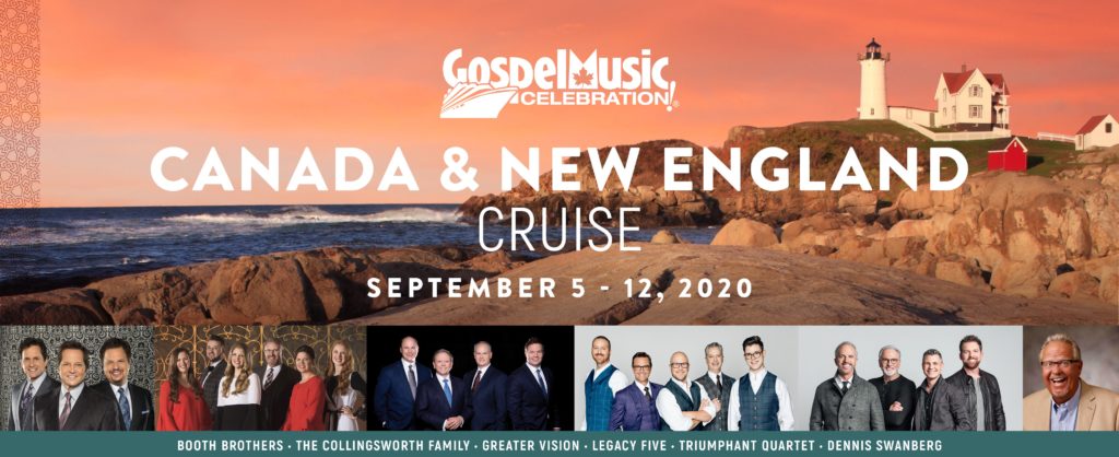 IMC CONCERTS ANNOUNCES GOSPEL MUSIC CELEBRATION CRUISE SAILING TO CANADA & NEW ENGLAND IN 2020