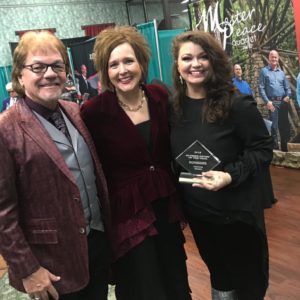 Dennis and Leslie mcKay with Jessica Horton at Diamond Awards 2019
