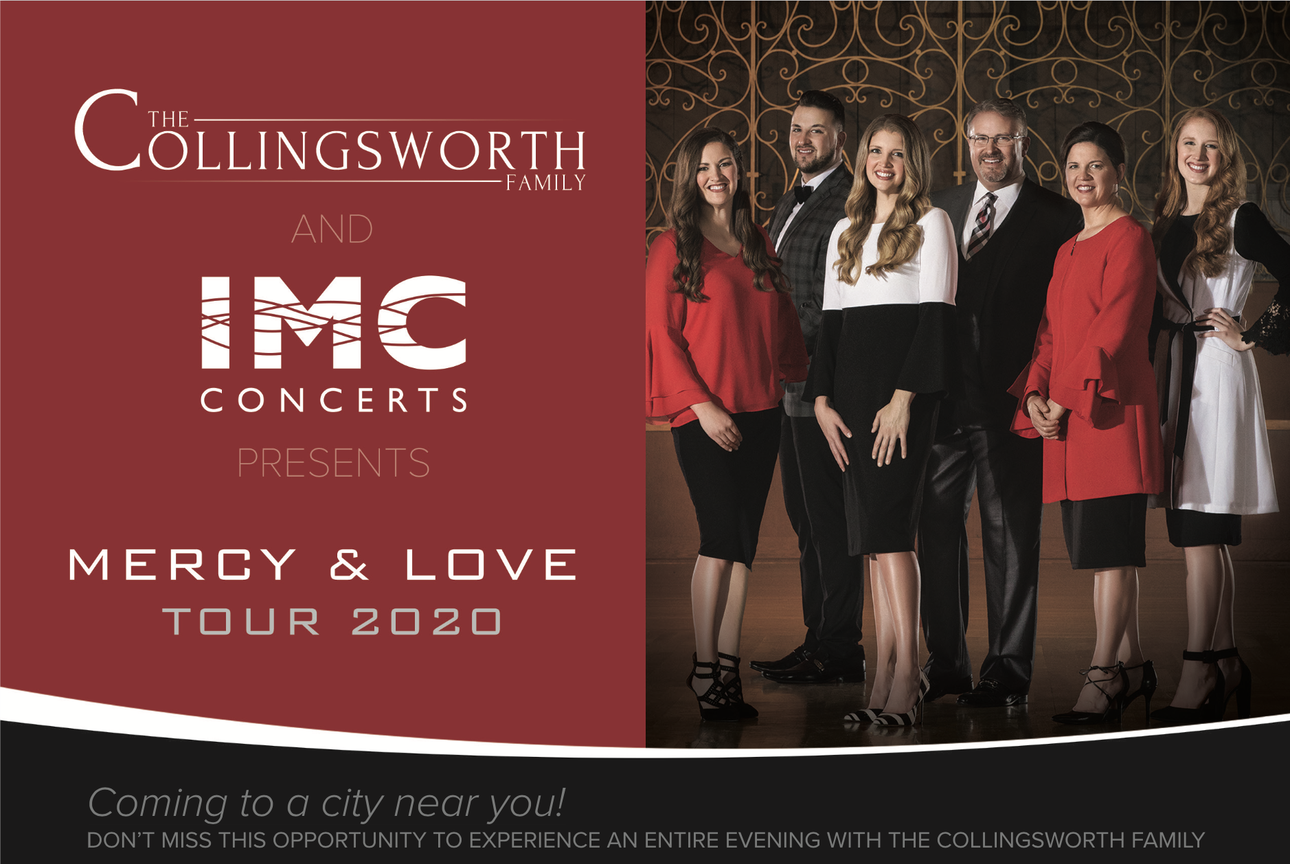 IMC CONCERTS TEAMS WITH THE COLLINGSWORTH FAMILY TO PRESENT MERCY