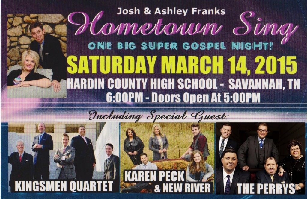 Banner year for the ministry of Josh & Ashley Franks - Southern Gospel ...