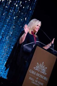 Karen Peck Gooch at the GMA Hall of Fame honors. (Chip Woods Photography)