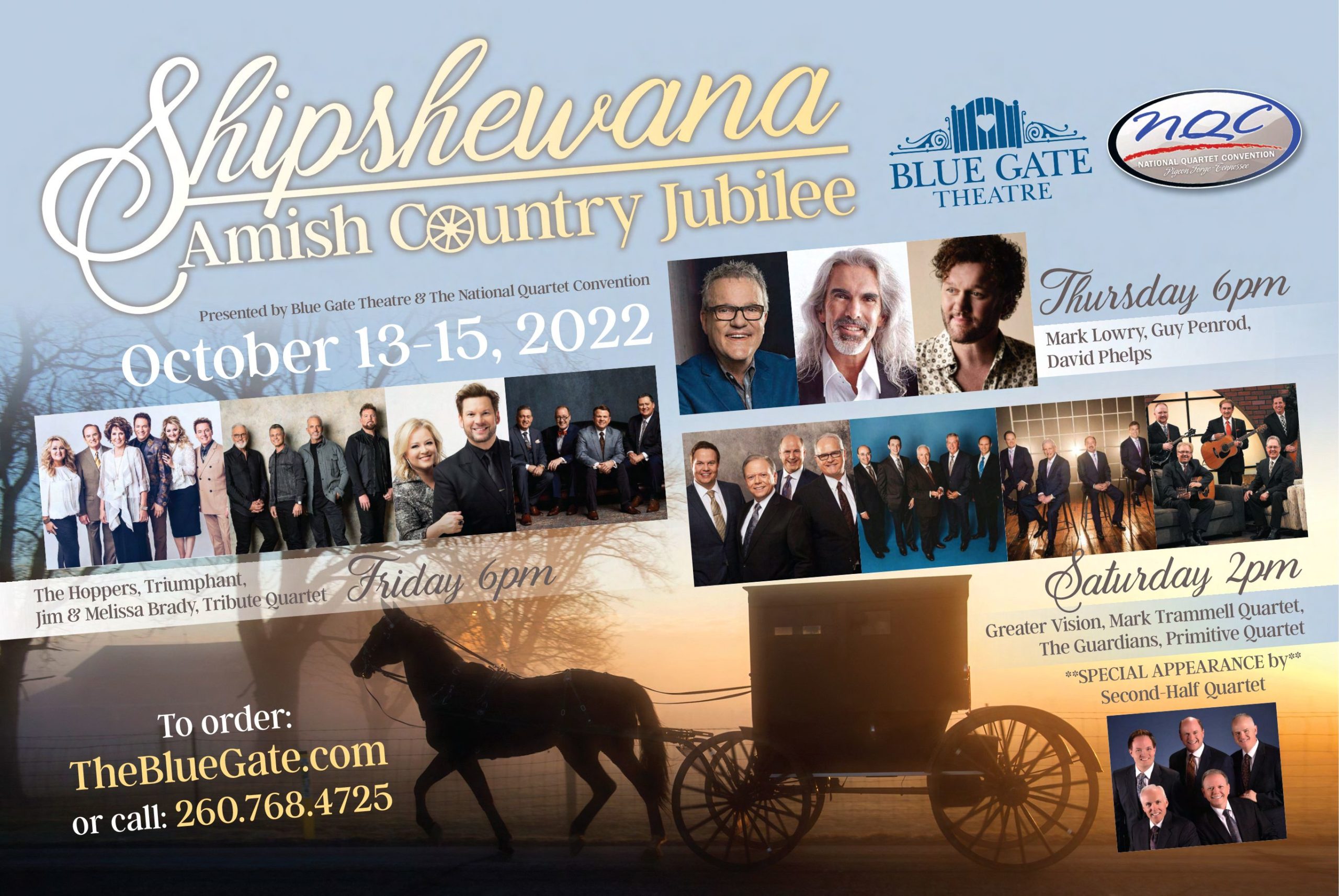 NQC Announces New Event, Shipshewana Amish Country Jubilee, in